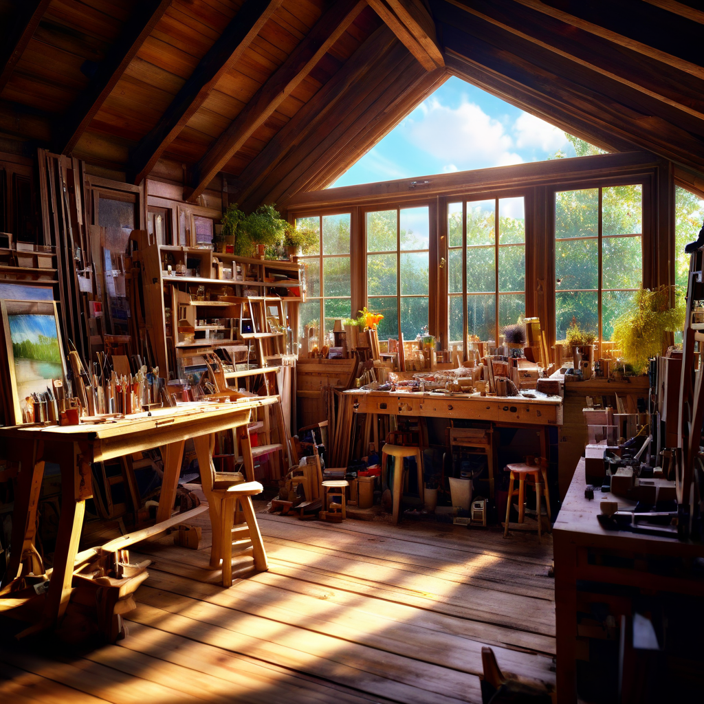 Crafting or She-Shed