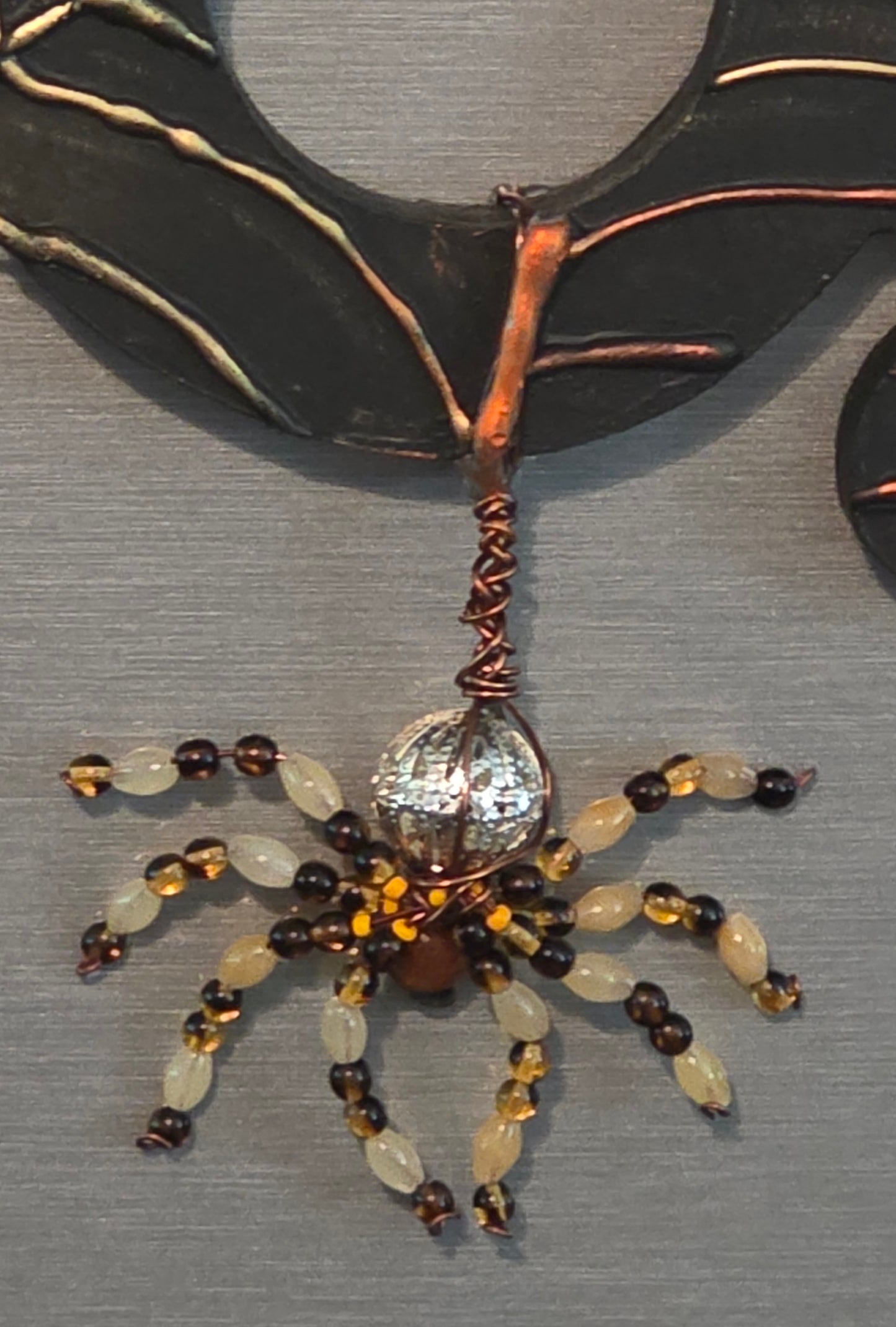 Handcrafted Halloween Spider Sign - BOO-niquely Designed