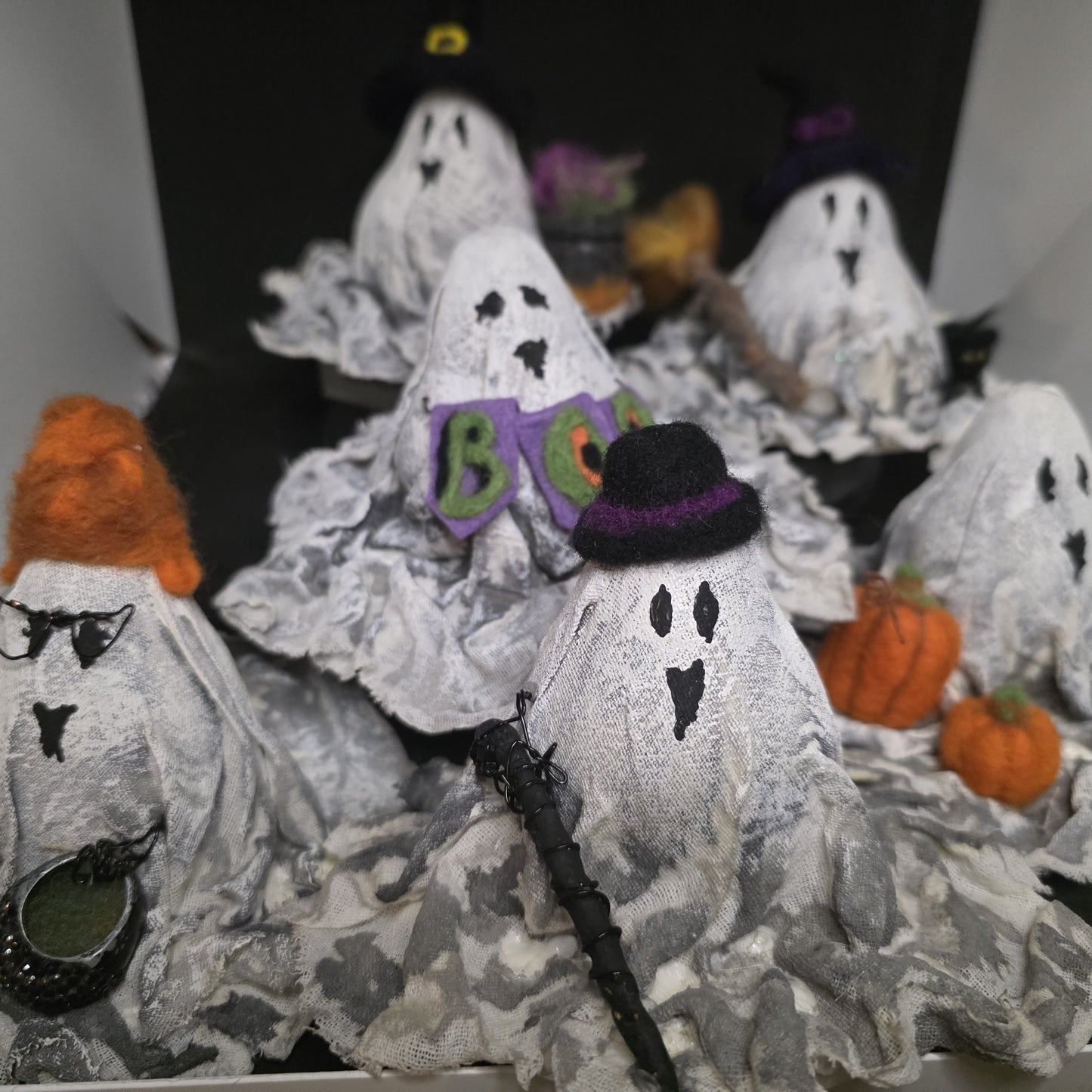 Handcrafted Glow-in-the-Dark Halloween Ghosties