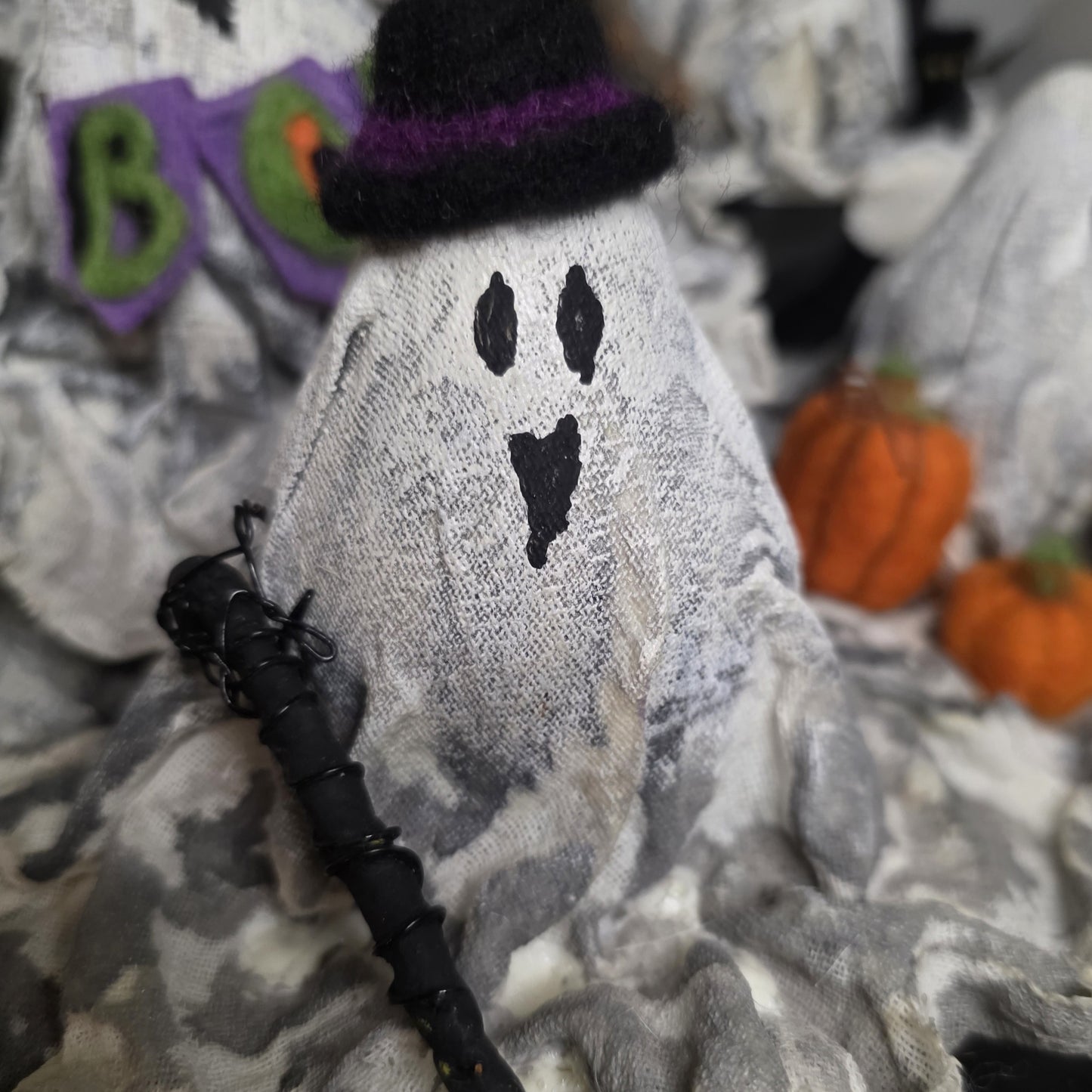 Handcrafted Glow-in-the-Dark Halloween Ghosties