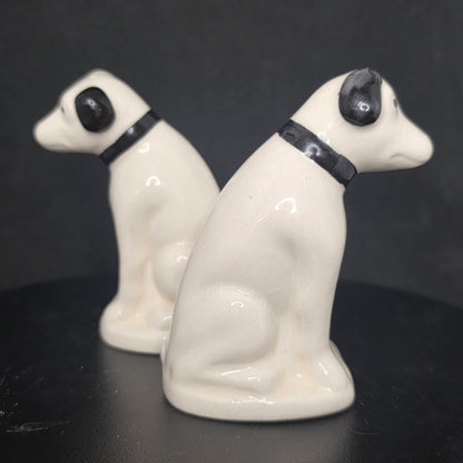 RCA Nipper dog His Master's Voice vintage salt and pepper shakers, circa 1950s