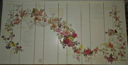 Amish-Crafted Crimson & Cream Garden Bench