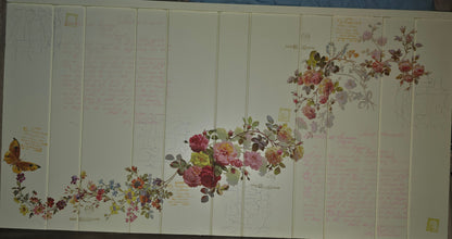 Amish-Crafted Crimson & Cream Garden Bench