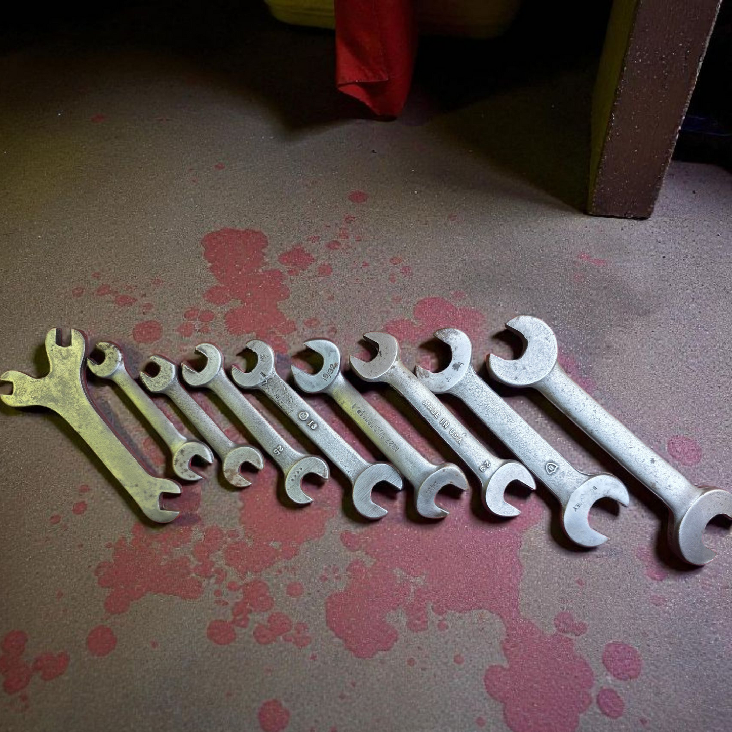 Vintage Drop-Forged Open-end Spanner Wrench