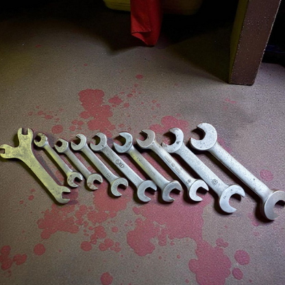 Vintage Drop-Forged Open-end Spanner Wrench