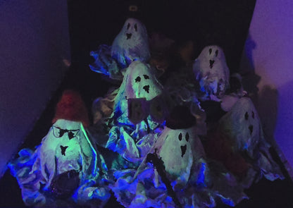 Handcrafted Glow-in-the-Dark Halloween Ghosties