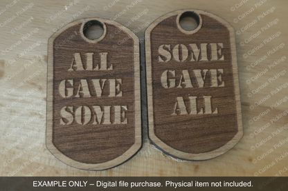 Wood Tags with Disclaimer and Watermark